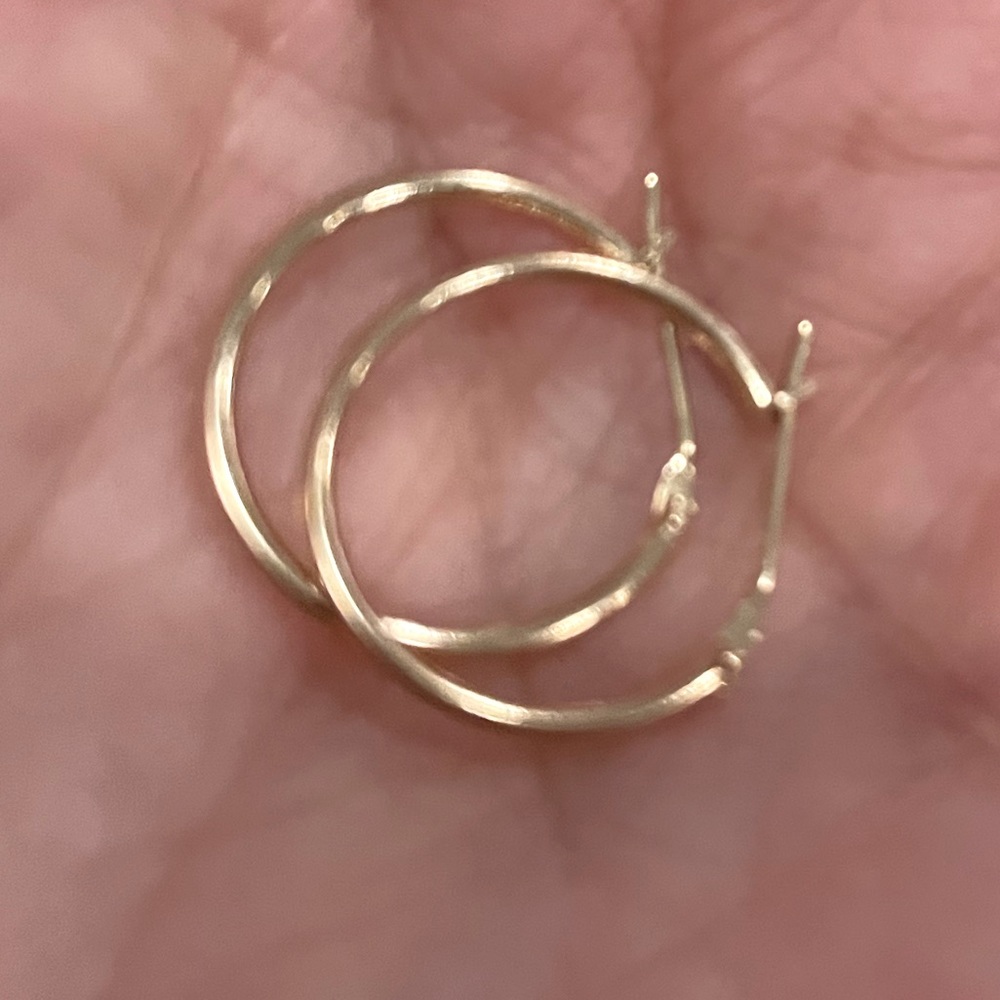 14K Gold Hoops